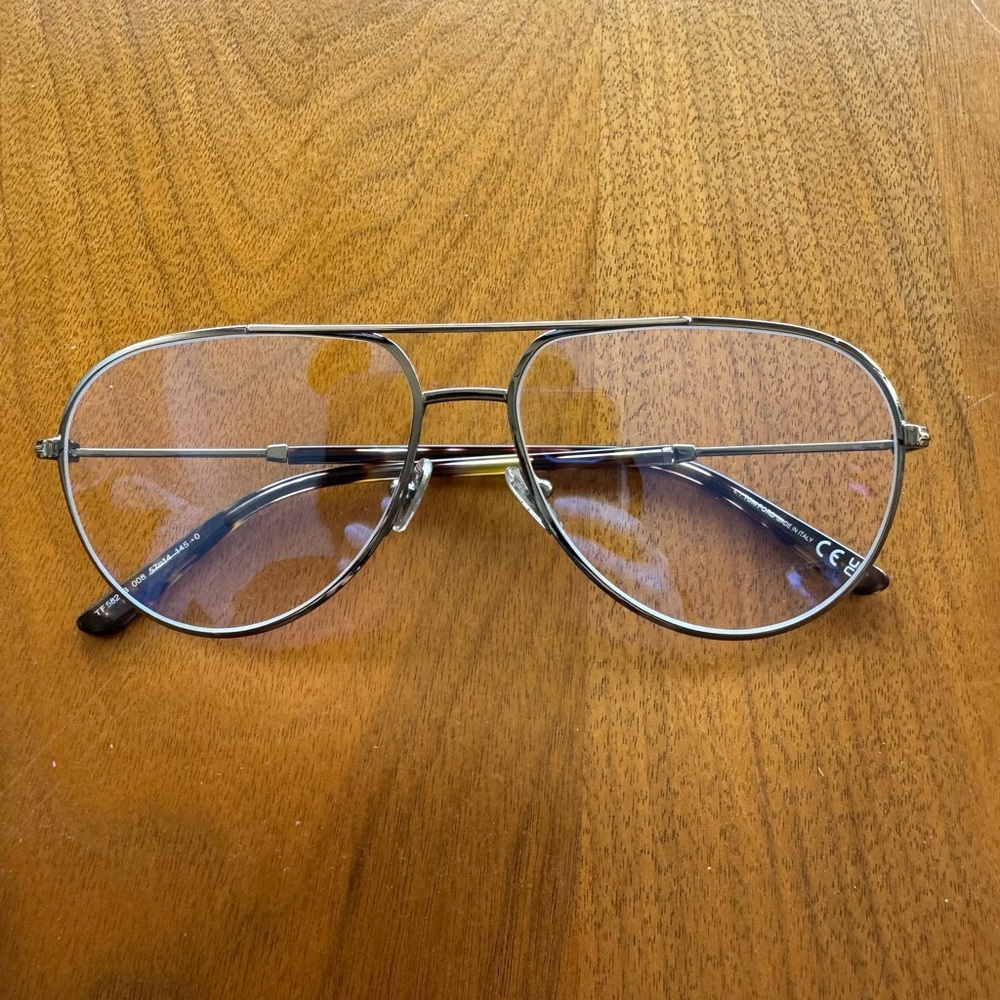 Tom Ford Metallic Aviator Glasses